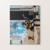 Muziek is het medicijn van de geest legpuzzel (Verticaal)