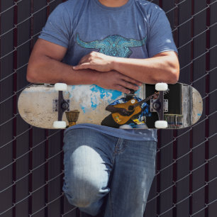 Muziek is het medicijn van de geest persoonlijk skateboard