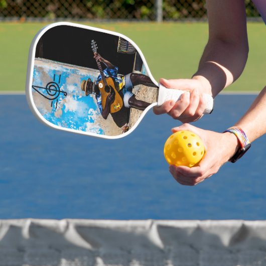 Muziek is het medicijn van de geest pickleball paddle (Insitu)