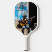 Muziek is het medicijn van de geest pickleball paddle (Achterkant)