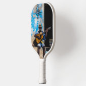 Muziek is het medicijn van de geest pickleball paddle (Links)