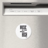 Muziek is het meest hoog magneet (Insitu (Vaatwasser))