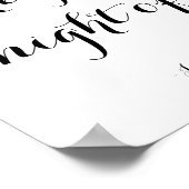 Muziek is het moonlight van het leven poster (Hoek)