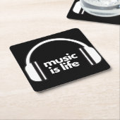 Muziek is het Onderzetter van het leven (Schuin)