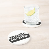 Muziek is het onderzetter van het leven - pas aan! (Zijkant)