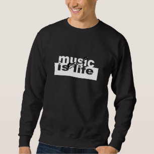 Muziek is het shirt van het Leven - kies stijl, pa