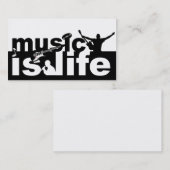 Muziek is het visitekaartje van het leven - pas aa (Voorkant / Achterkant)