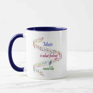 Muziek is hoe Gevoelens Klinken Inspirerend Mok