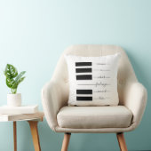 Muziek is hoe gevoelens klinken Kussen  (Stoel)