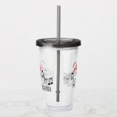 Muziek is iets moois acryl drinkbeker (Rechts)