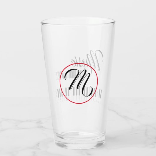 Muziek is iets moois glas (Achterkant)