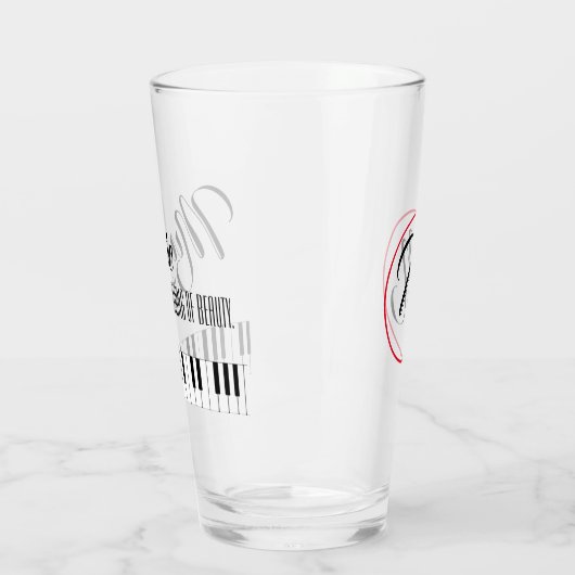 Muziek is iets moois glas (Links)