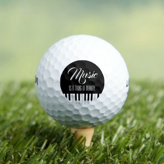 Muziek is iets moois golfballen (Insitu Shirt)