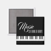 Muziek is iets moois magneet (Voorkant / Achterkant)