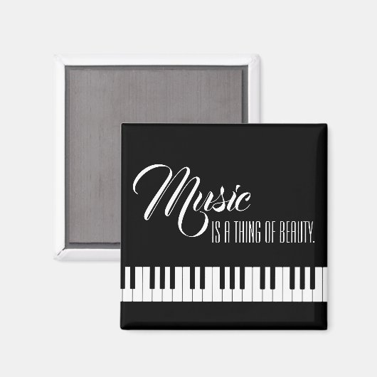 Muziek is iets moois magneet (Voorkant / Achterkant)