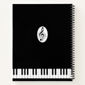 Muziek is iets moois notitieboek (Achterkant)