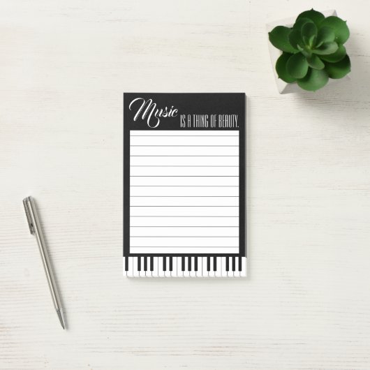 Muziek is iets moois post-it® notes (Kantoor)
