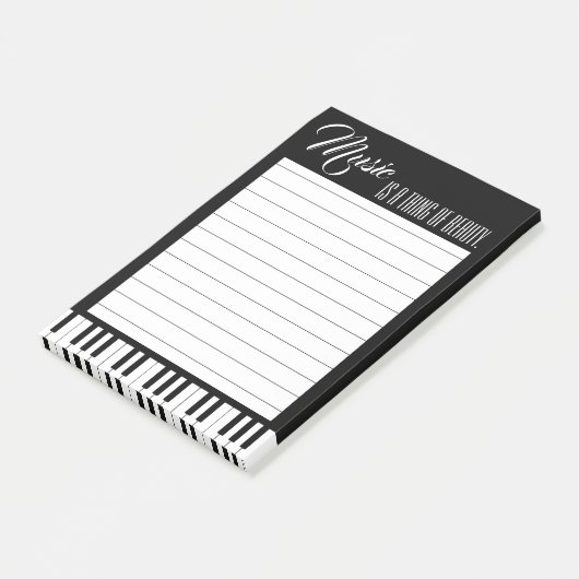 Muziek is iets moois post-it® notes (Schuin)