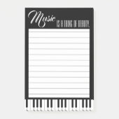 Muziek is iets moois post-it® notes (Voorkant)