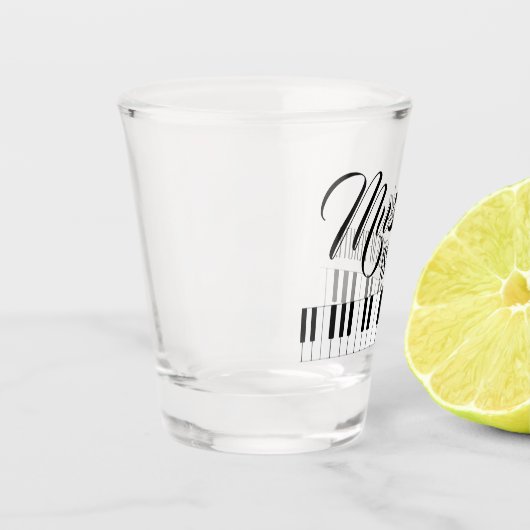 Muziek is iets moois shot glas (Links)