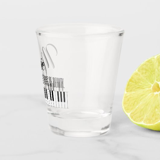 Muziek is iets moois shot glas (Rechts)