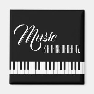 Muziek is iets van schoonheid magneet