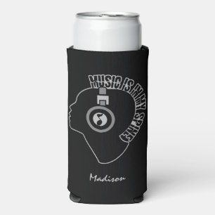 Muziek is in mijn eigen ringnaam seltzer blikjeskoeler