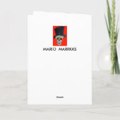 Muziek is inspirerend - Wenskaart Kaart (Achterkant)