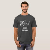 Muziek is irrationeel T-Shirt (Voorkant volledig)