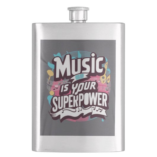 Muziek is je superkracht flacon (Voorkant)