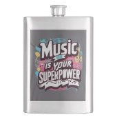 Muziek is je Superpower Flacon (Voorkant)