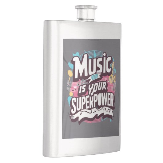 Muziek is je Superpower Flacon (Rechts)