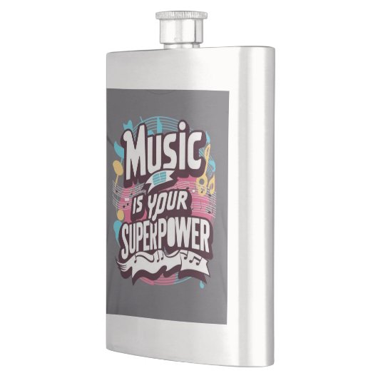 Muziek is je Superpower Flacon (Links)