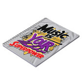 Muziek is je Superpower optie 2 Notitieboek (Linkerzijde)