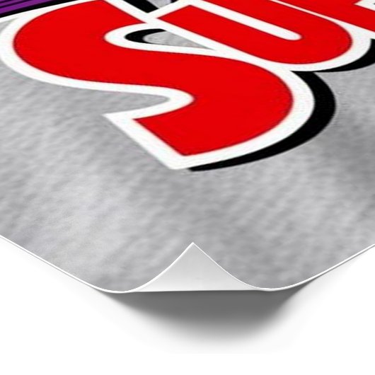 Muziek is je Superpower optie 3 Perfect Poster (Hoek)