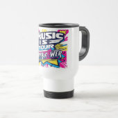 Muziek Is Jouw Superkracht 2 Reisbeker (Voorkant rechts)