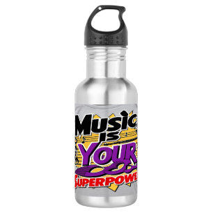 Muziek Is Jouw Superkracht 3 Waterfles