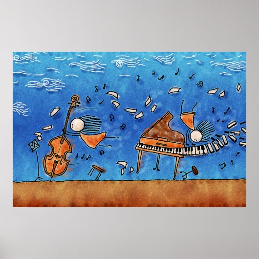 Muziek is kracht poster (Voorkant)