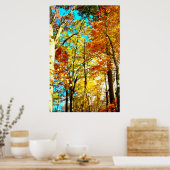 Muziek is kunstregenbogen poster (Keuken)