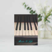 Muziek is leven briefkaart (Staand voorkant)