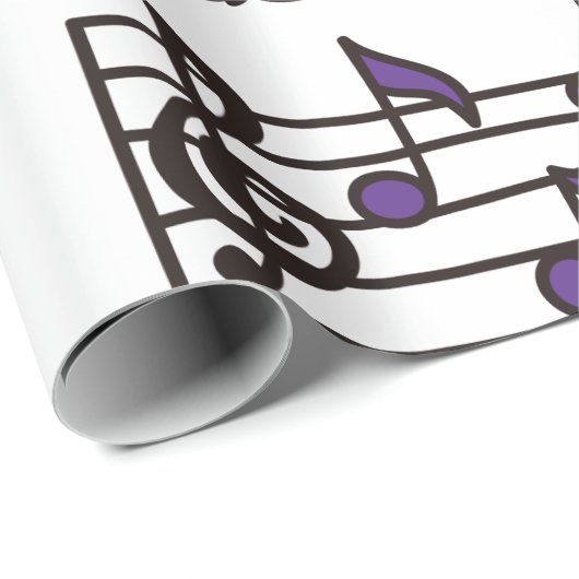 Muziek is leven cadeaupapier (Rol Hoek)