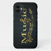 Muziek is leven Case-Mate iPhone case (Achterkant)