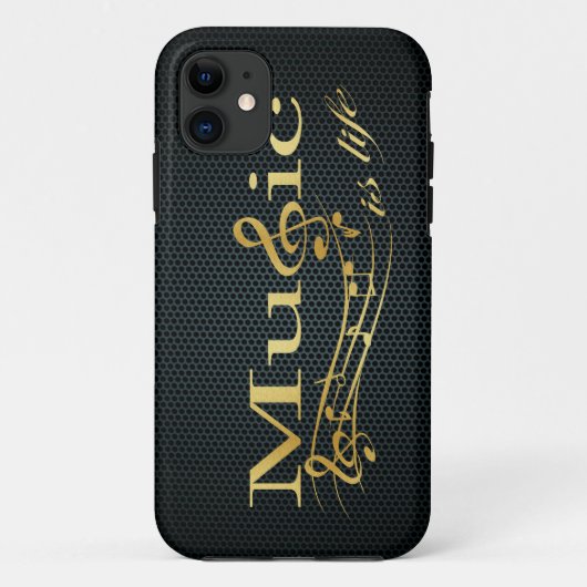 Muziek is leven Case-Mate iPhone case (Achterkant)