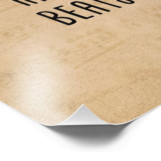 Muziek is leven foto afdruk (Hoek)