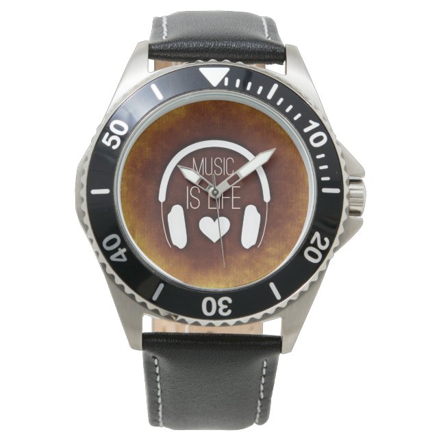 Muziek is leven horloge (Voorkant)