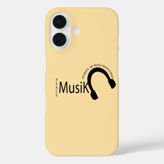 Muziek is leven - iphone hoosje voor muziekliefheb Case-Mate iPhone case (Achterkant)