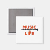 Muziek is leven magneet (Voorkant / Achterkant)