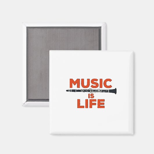 Muziek is leven magneet (Voorkant / Achterkant)