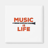 Muziek is leven magneet (Voorkant)