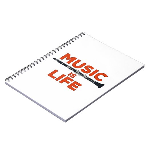 Muziek is leven notitieboek (Linkerzijde)